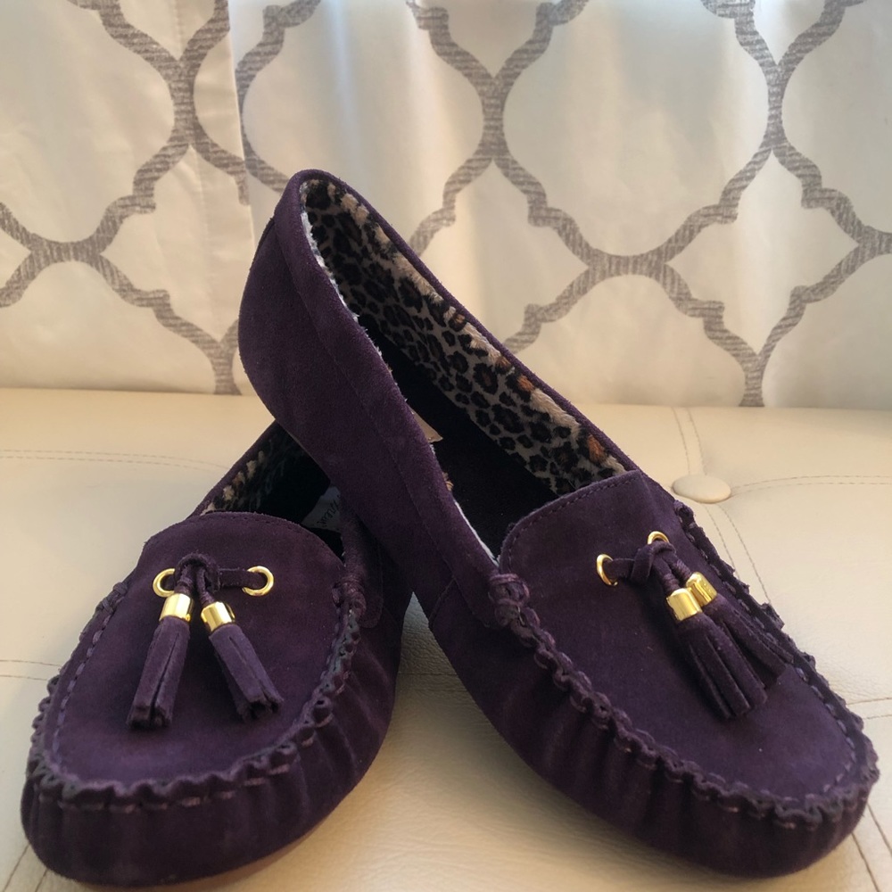 NWOB- Daniel Green size 9(m) purple slippers